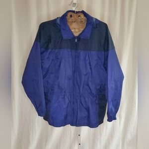 Columbia Rain Jacket Women Size Large Arcadia Packable Hooded Full Zip w/Pockets